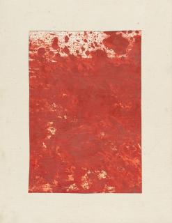 Hermann Nitsch - Relikt-Schüttbild