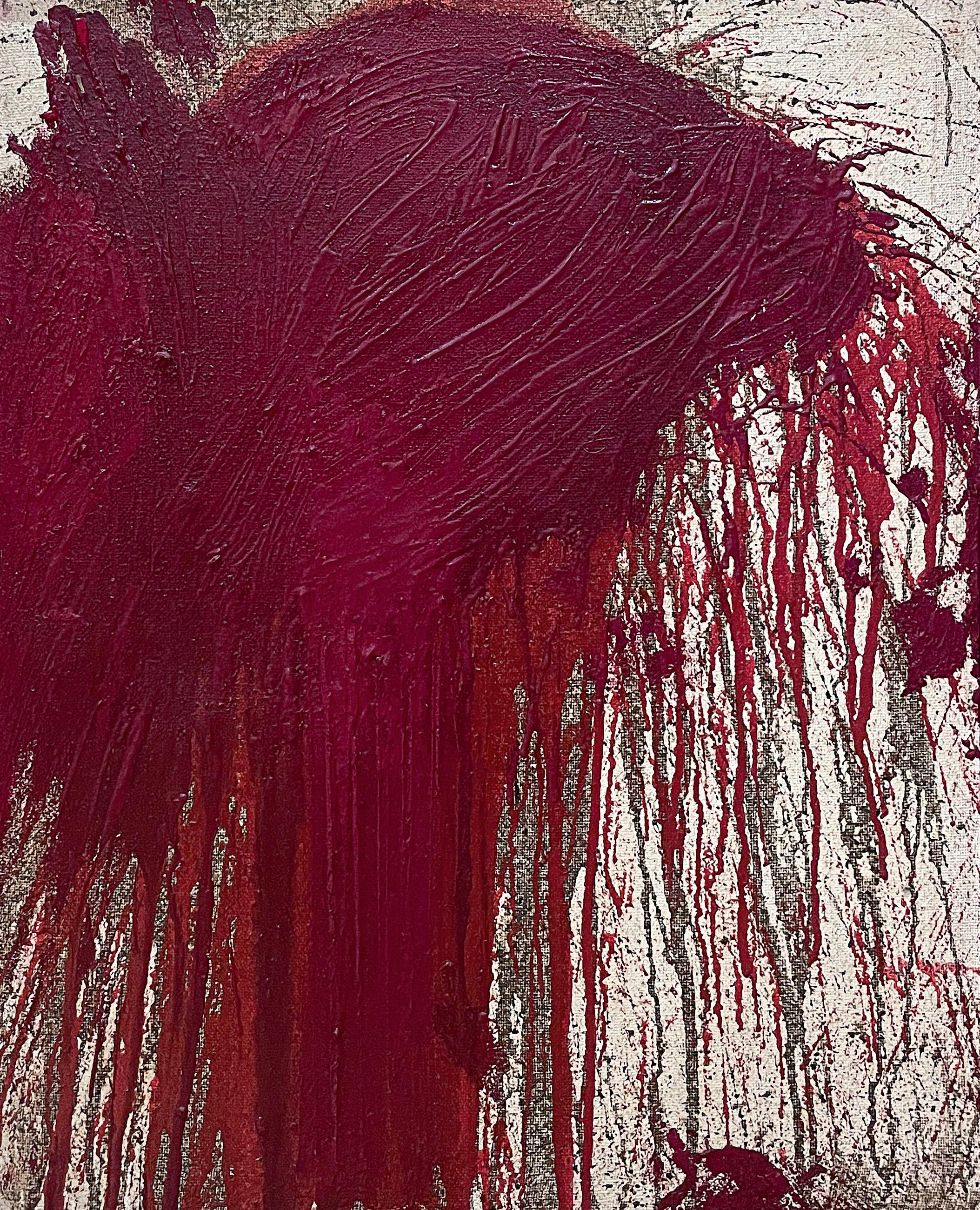 Hermann Nitsch - Schüttbild (rot)