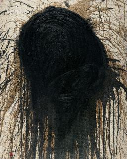 Hermann Nitsch - Schüttbild (schwarz)