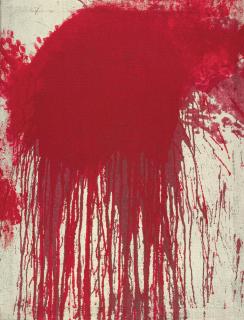 Hermann Nitsch - Schüttbild.