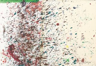 Hermann Nitsch - Schüttbild