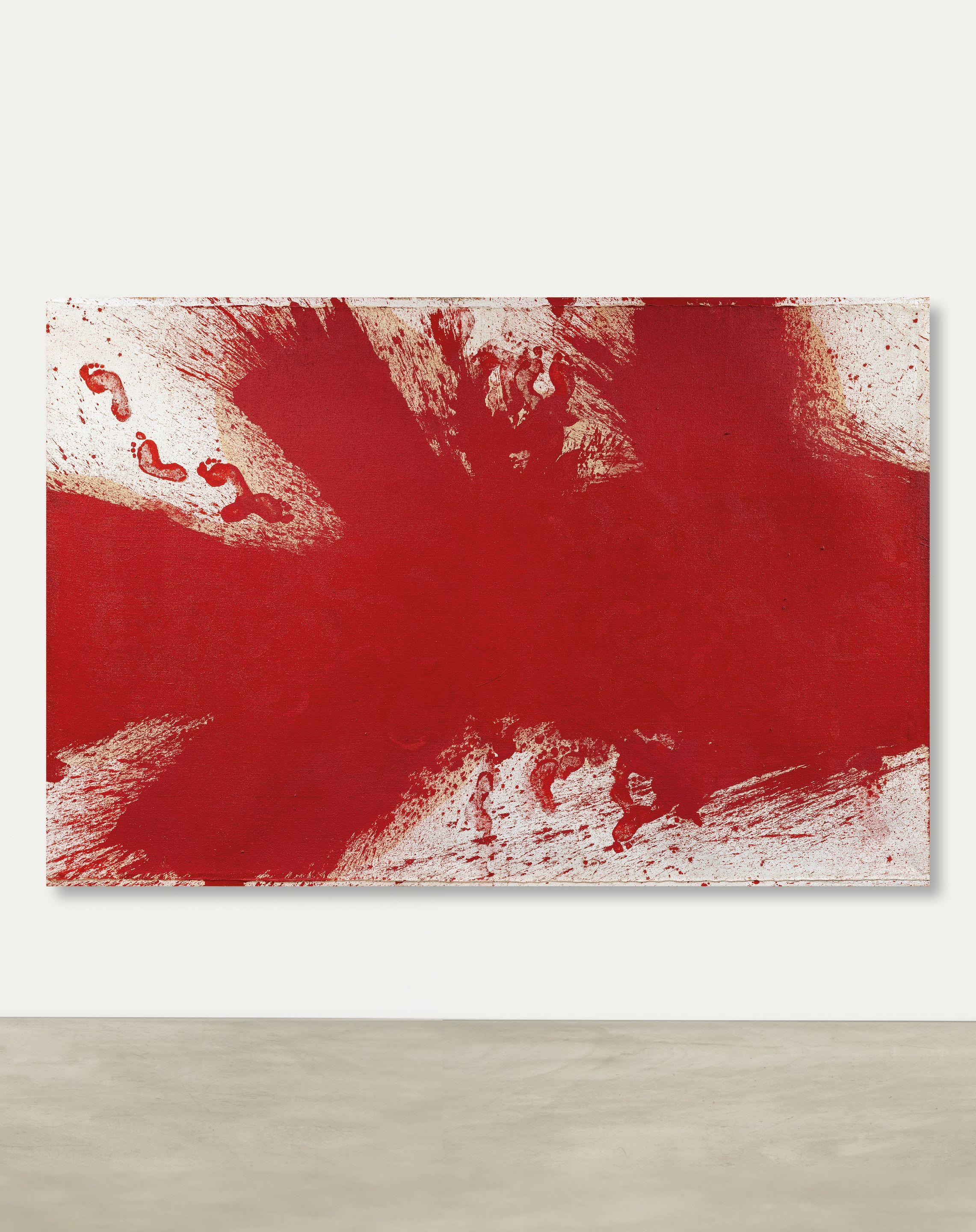 Hermann Nitsch - Schüttbild