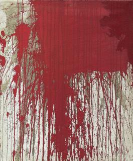 Hermann Nitsch - Schüttbild