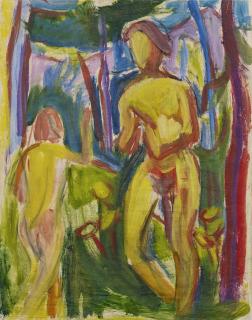 Hermann Scherer - Badende