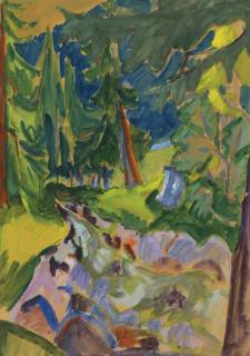 Hermann Scherer - Expressionistische Landschaft