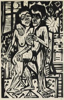 Hermann Scherer - Liebespaar, 1924-26