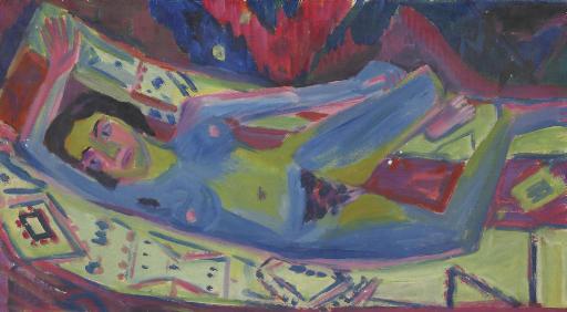 Hermann Scherer - Liegender Akt, 1924-26