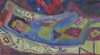 Hermann Scherer - Liegender Akt, 1924-26