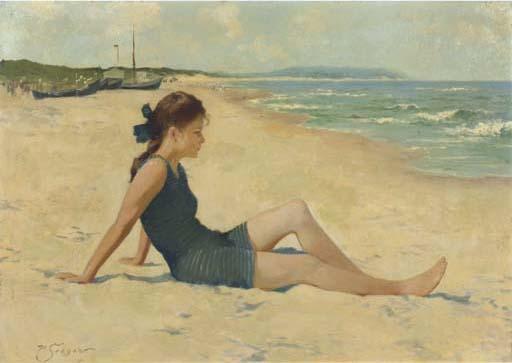 Hermann Seeger - Looking out to sea