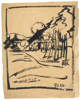 Hermann Stenner - Bauernhaus in der Senne