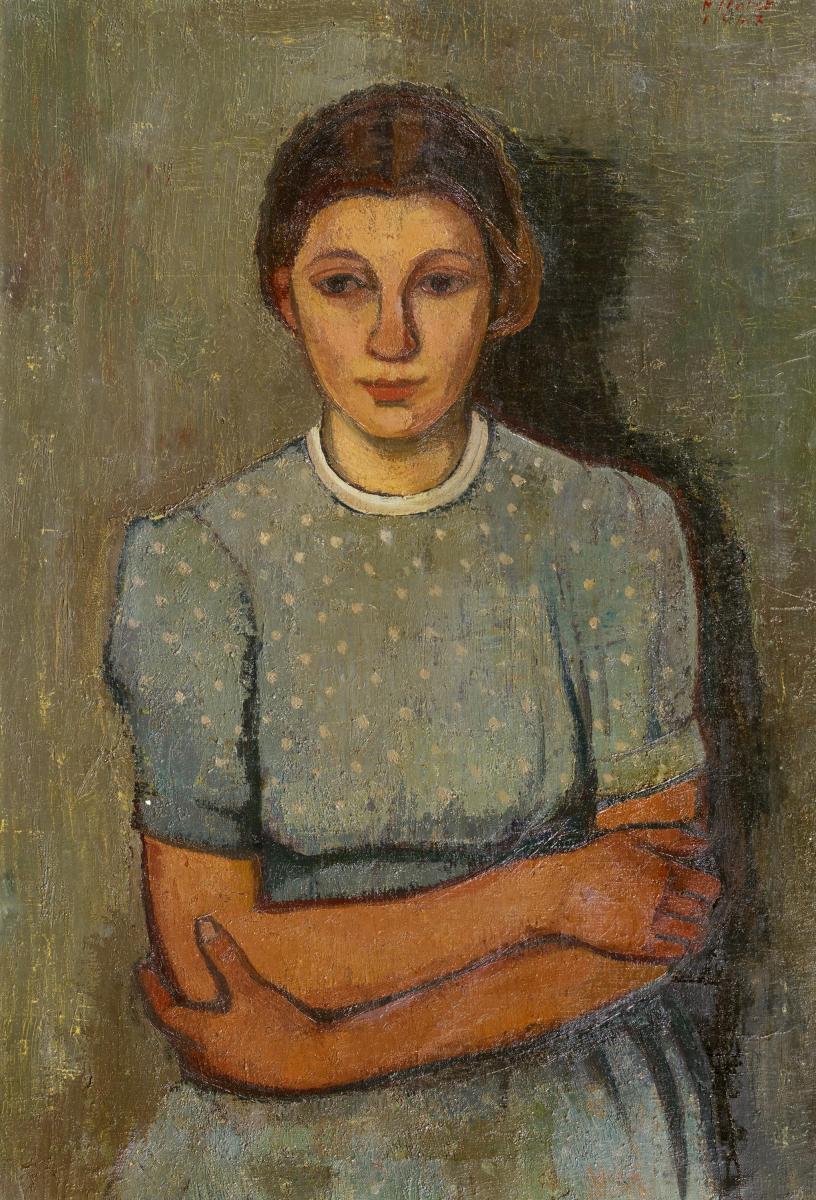 Hermann Teuber - »Maria H. / Junge Kalkarerin«