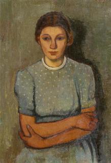 Hermann Teuber - »Maria H. / Junge Kalkarerin«