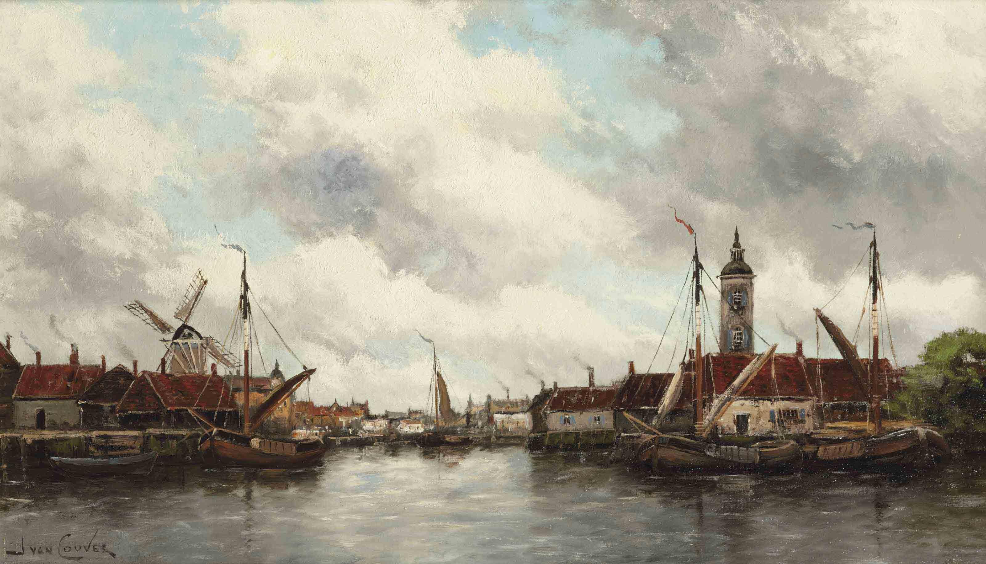 Hermanus Koekkoek Jun. - Shipping on the Schelde