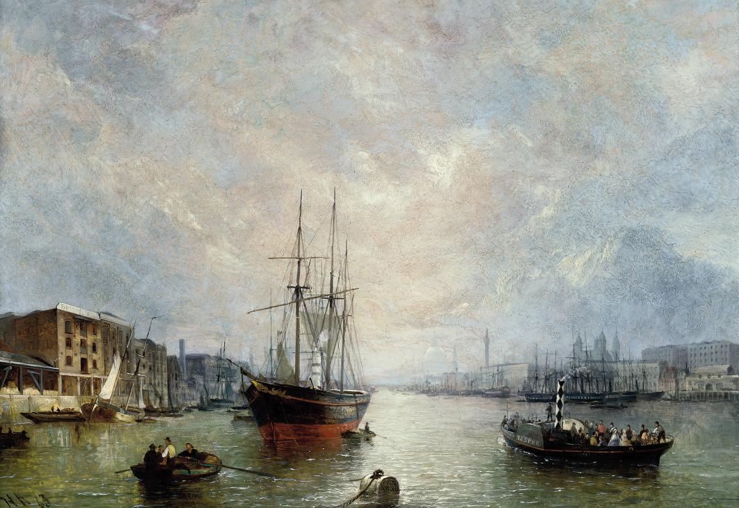 Hermanus Koekkoek, Jun. - The Milazzo in the Pool of London