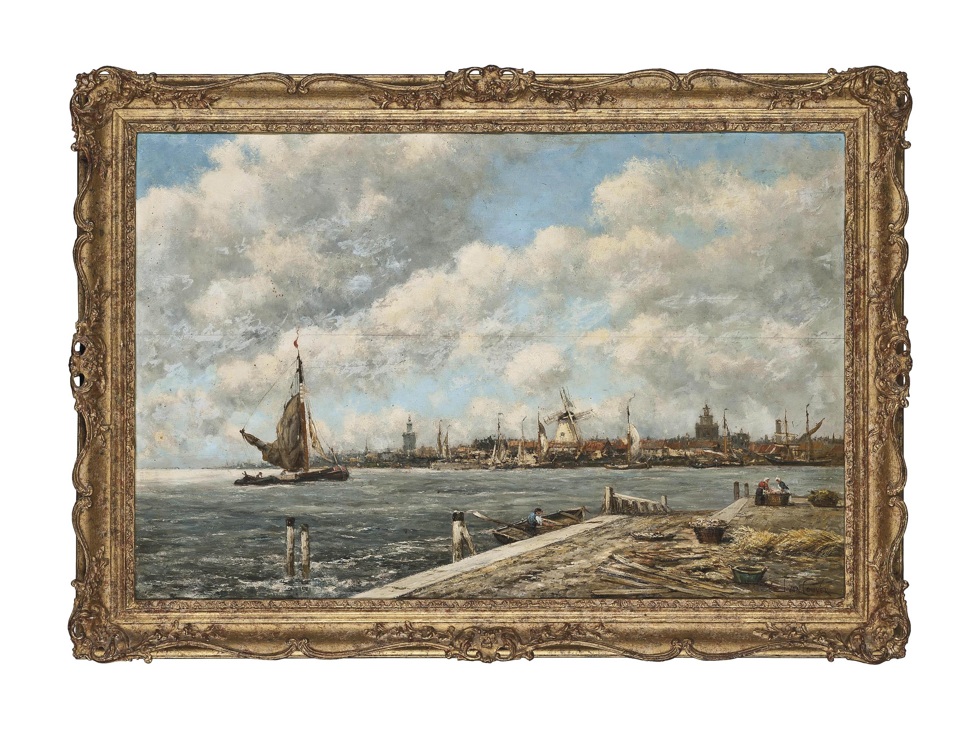 Hermanus Koekkoek The Younger - A Breezy Day On The Maas, Holland