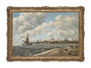 Hermanus Koekkoek The Younger - A Breezy Day On The Maas, Holland