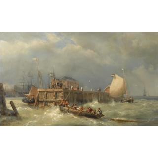 Hermanus Koekkoek - Dutch on The Scheldt