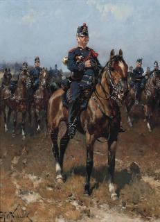 Hermanus Willem Koekkoek - Dutch Field Artillery, Circa 1890