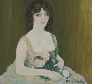 Hermenegildo Anglada Camarasa - Sola en el palco