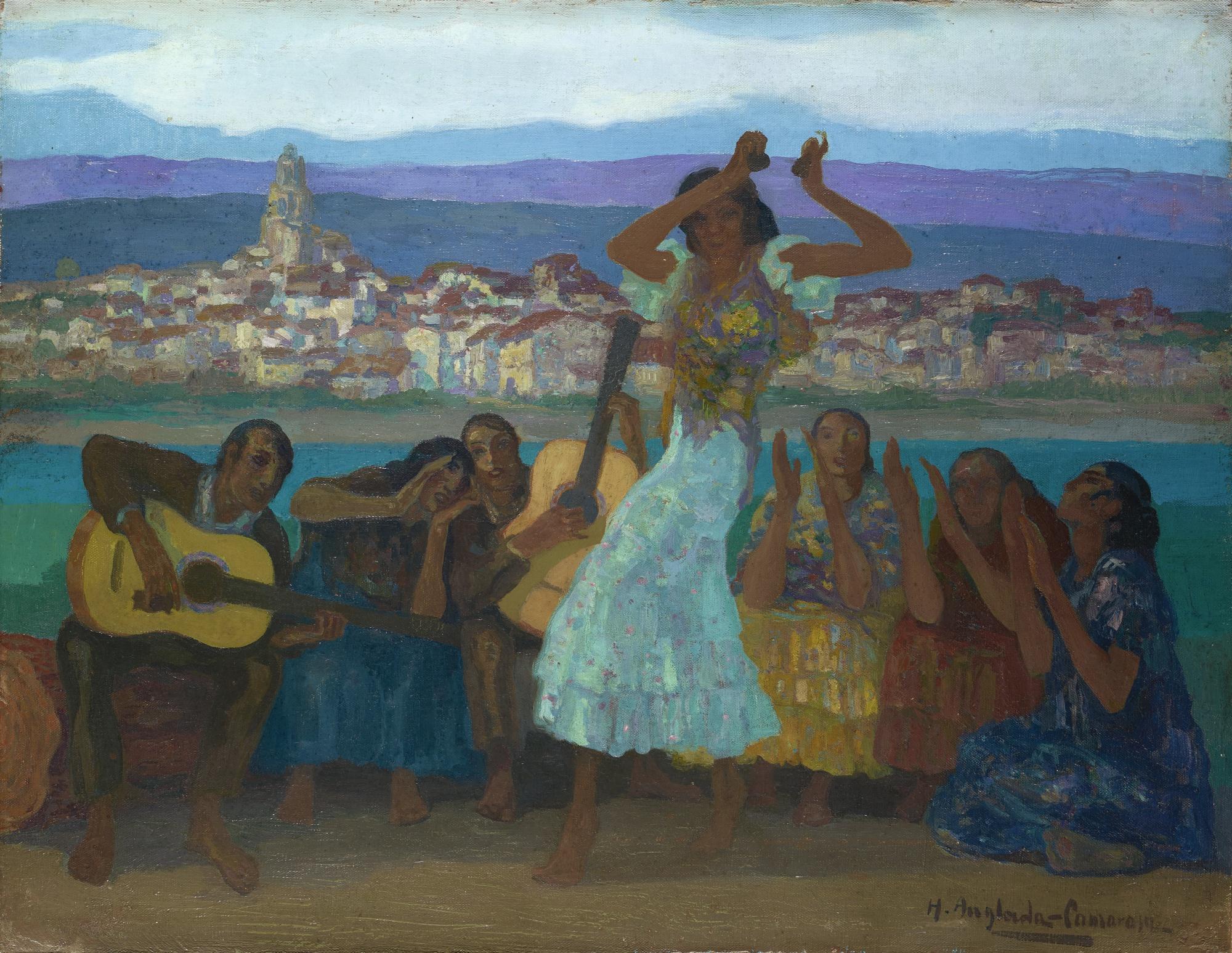 Hermenegildo Anglada-Camarasa - Spanish baile Gitano (The Gypsy Dance)