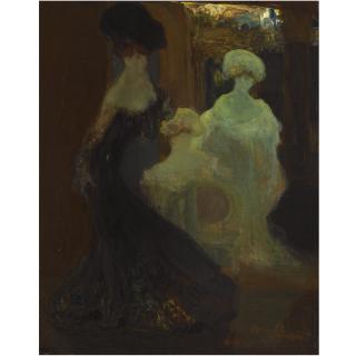 Hermenegildo Anglada-Camarasa - Spanish Entrando En El Palco (Loge In The Concert-Hall)