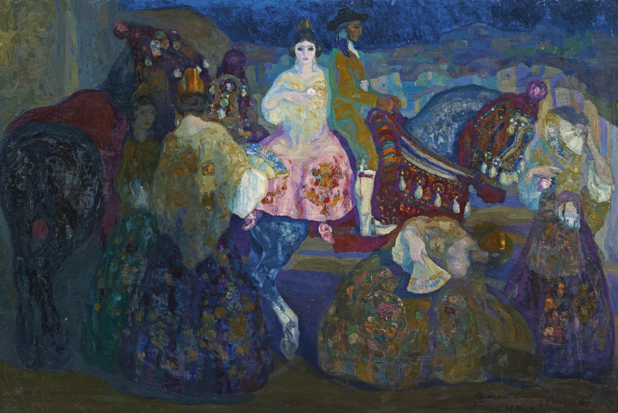 Hermenegildo Anglada-Camarasa - Spanish fiesta Valenciana (Valencian Fiesta)