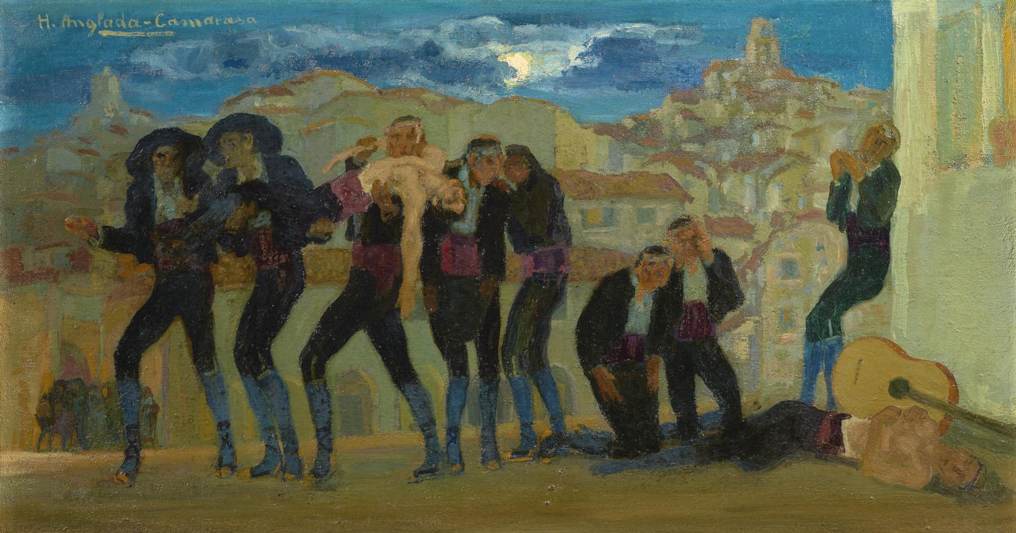 Hermenegildo Anglada-Camarasa - Spanish La Reyerta (After The Brawl)