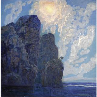 Hermenegildo Anglada-Camarasa - Spanish Nocturno, Cala Murta (Nocturne, Cala Murta)