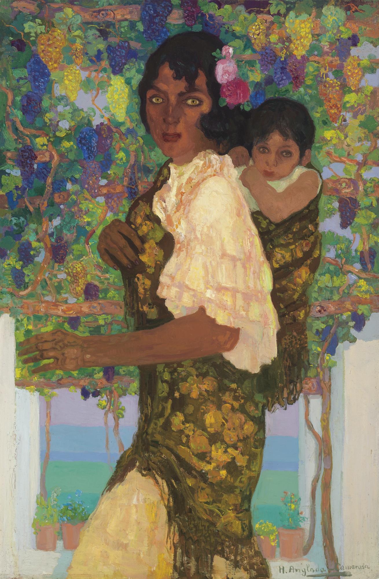Hermenigildo Anglada-Camarasa - Spanish Gitana Con Niño (Gypsy And Child)