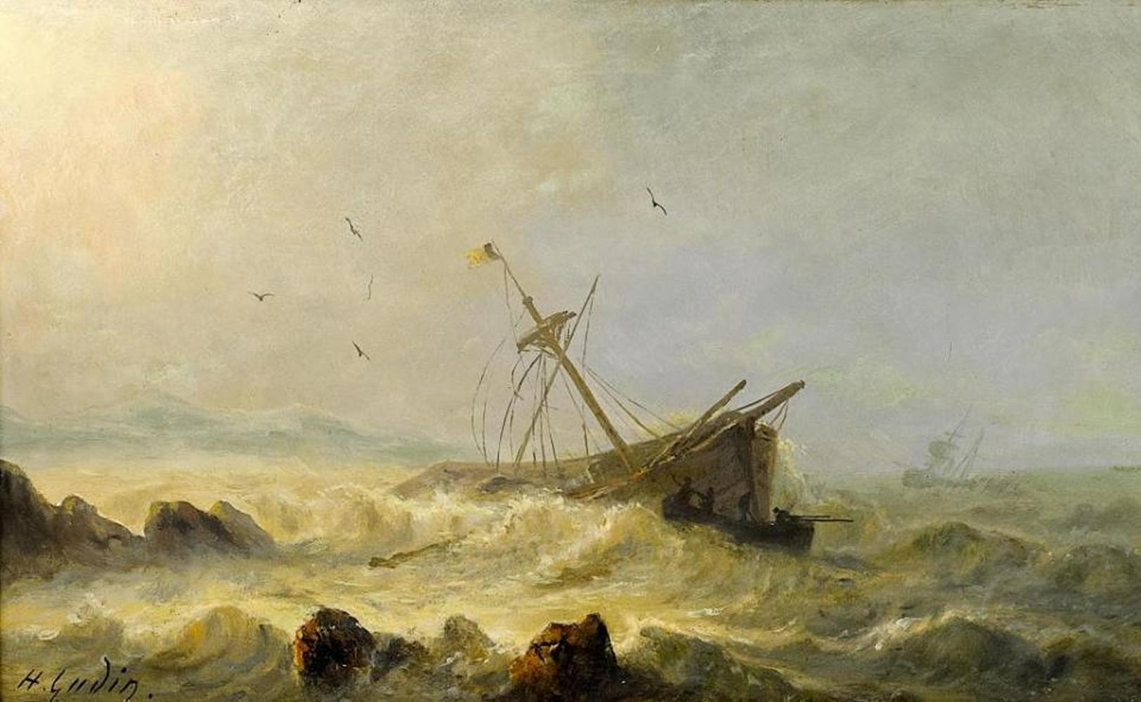 Herminie Gudin - Schiffbruch