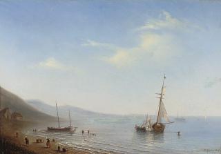 Herminie Henriette Gudin - Bringing in the catch