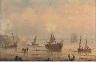 Herminie-Henriette Gudin - Unloading The Catch