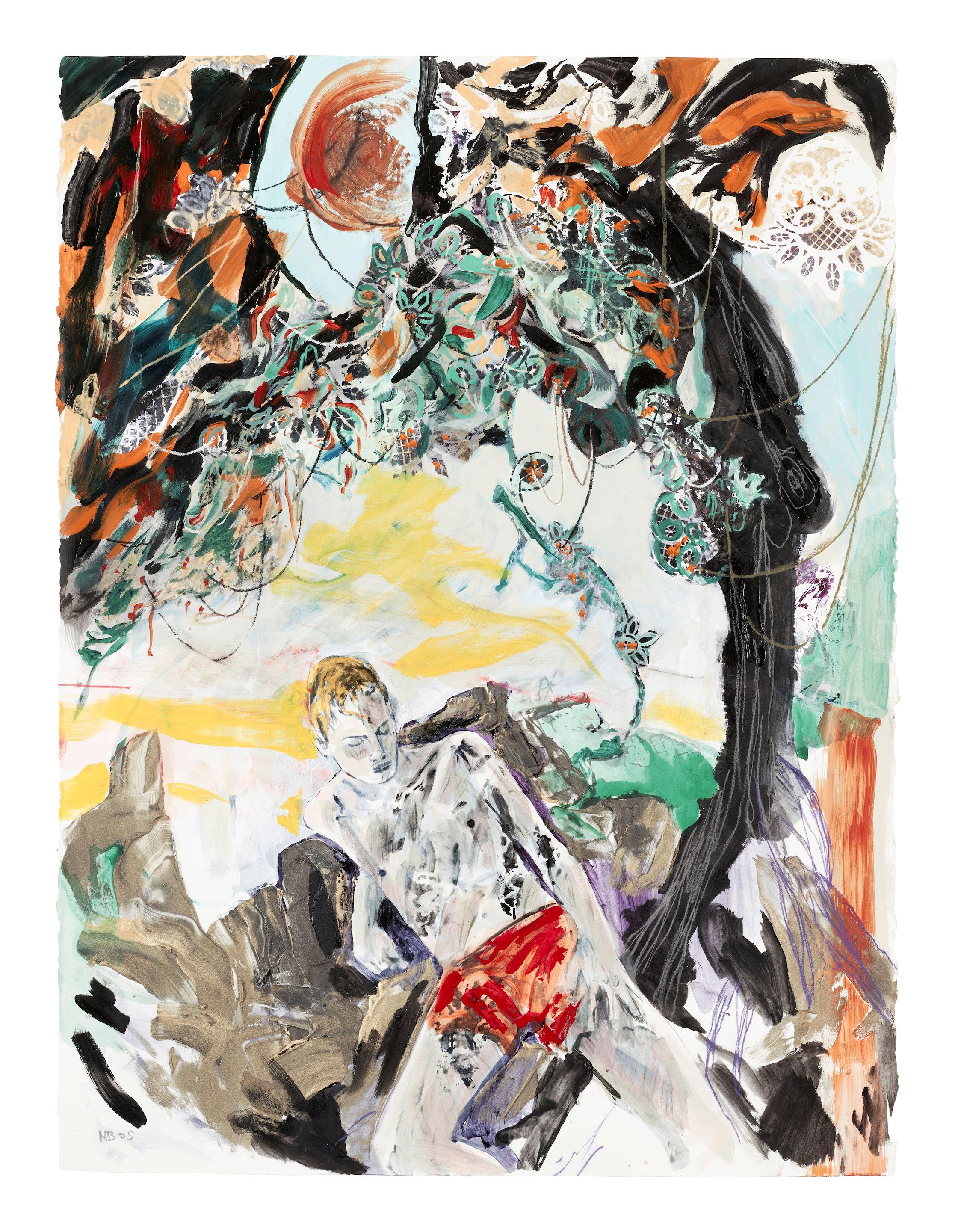 Hernan Bas - The Curtains in the Tree Make Shade