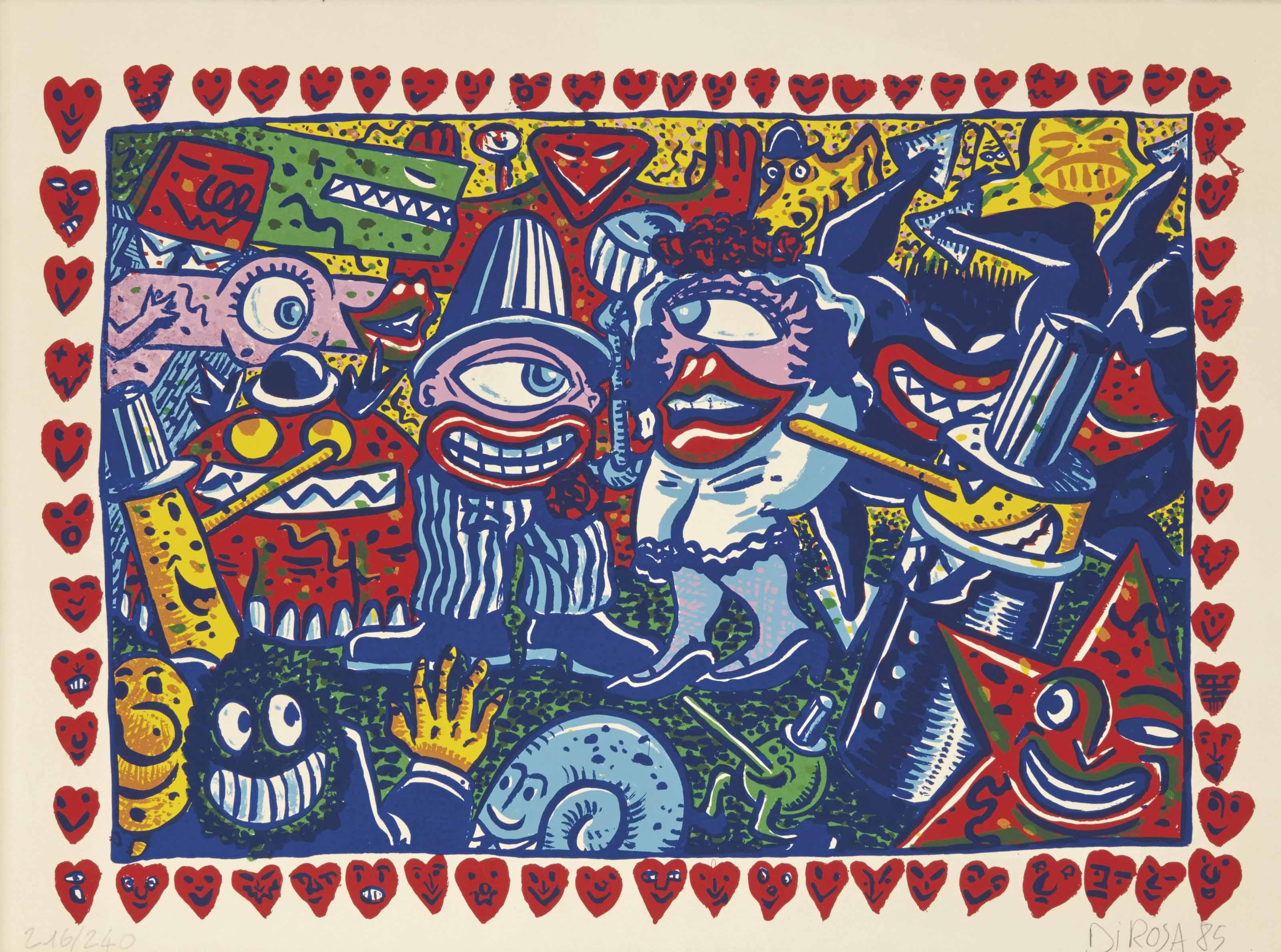 Herve Di Rosa - Faire-Part De Mariage De L\'Artiste