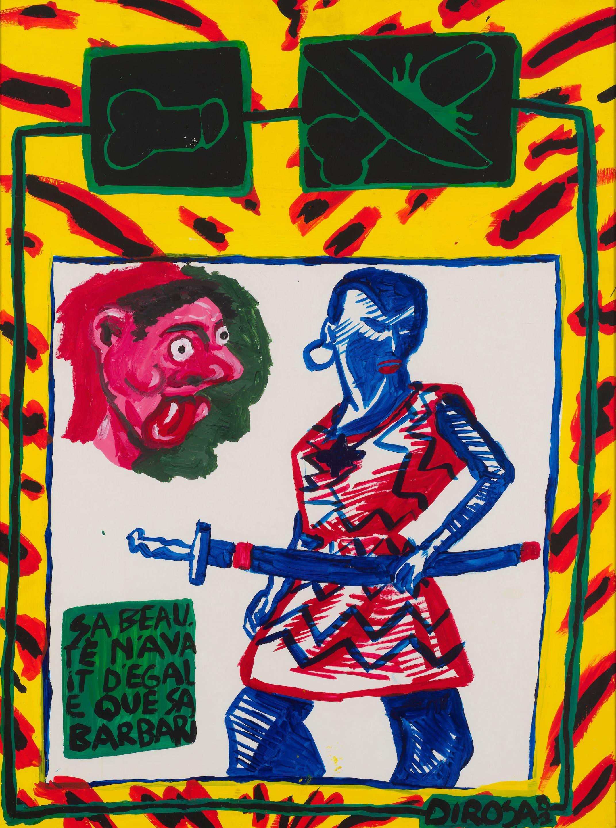 Hervé Di Rosa - Sa beauté n\'avait d\'egale que sa barbari