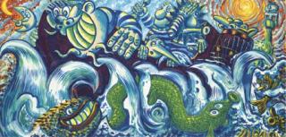 Herve di Rosa - Scène imaginaire