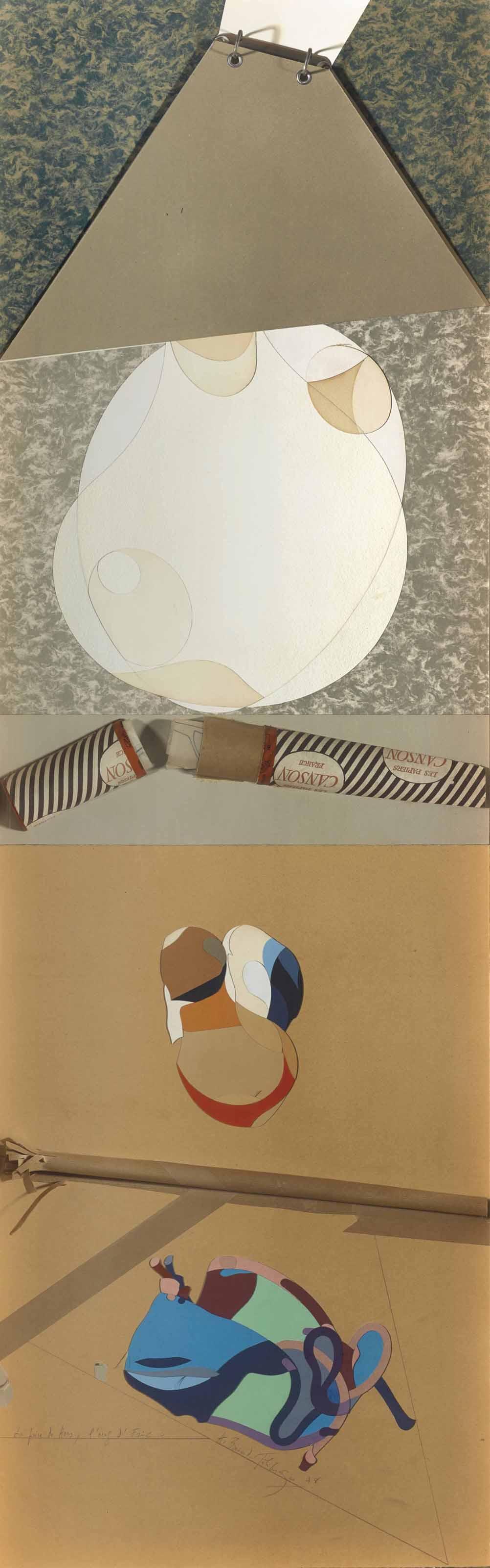 Hervé Télémaque - La Poire De Hans, L\'Œuf D\'Eric