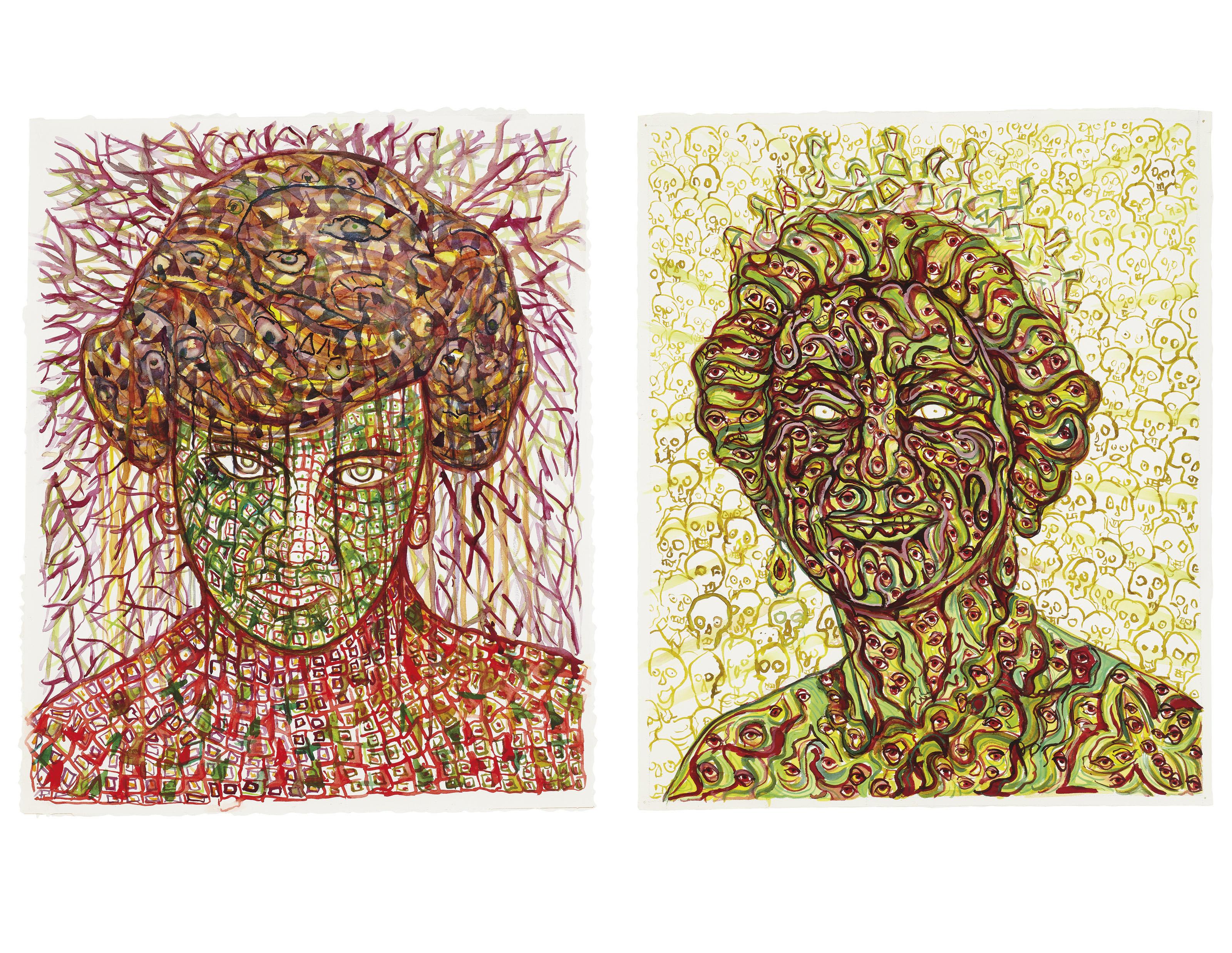 Hew Locke - (i) Red Princess (ii) Sovereign 7