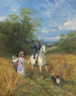 Heywood Hardy - A passing greeting