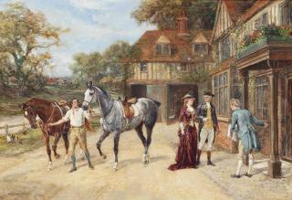 Heywood Hardy - After The Morning Gallop
