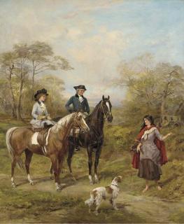 Heywood Hardy - Asking the way