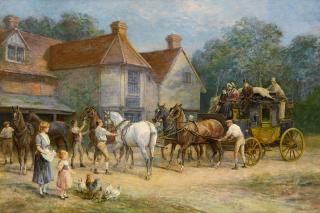 Heywood Hardy - Changing horses