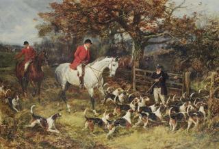 Heywood Hardy - Drawing the covert