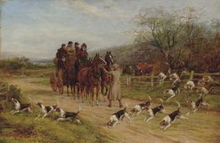 Heywood Hardy - Hounds first, gentlemen, hounds first