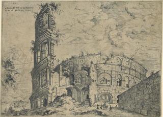 Hieronymus Cock - Colossaei Ro A Barbaris Diruti, From: The Roman Ruins