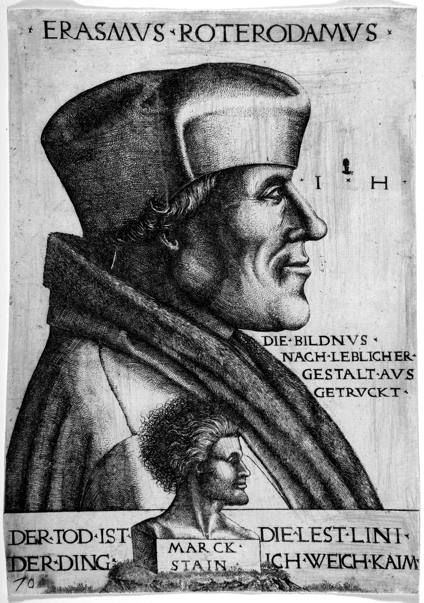 Hieronymus Hopfer - Erasmus von Rotterdam.