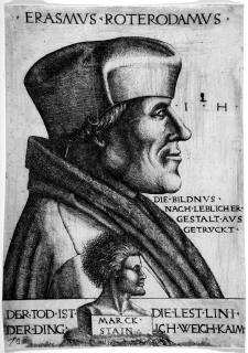 Hieronymus Hopfer - Erasmus von Rotterdam.