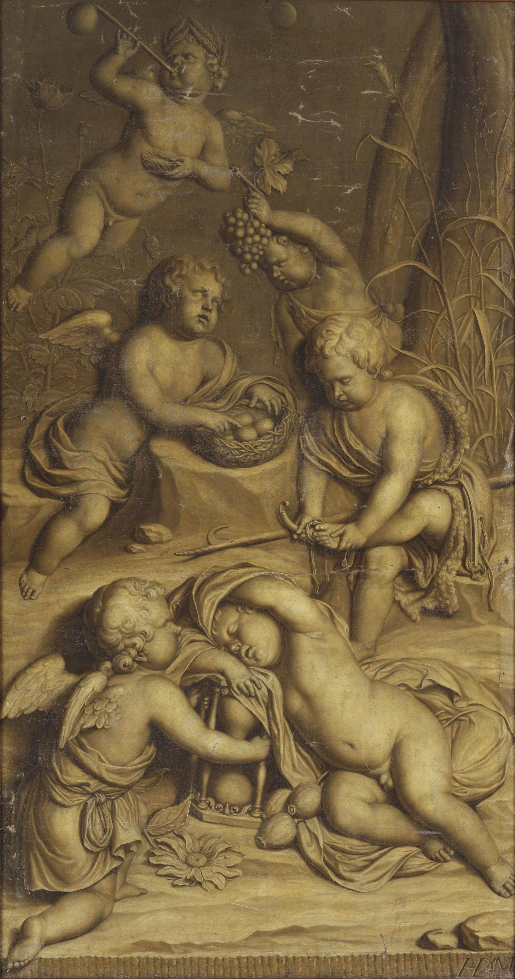 Hieronymus van der Mij - An Allegory of the Four Seasons