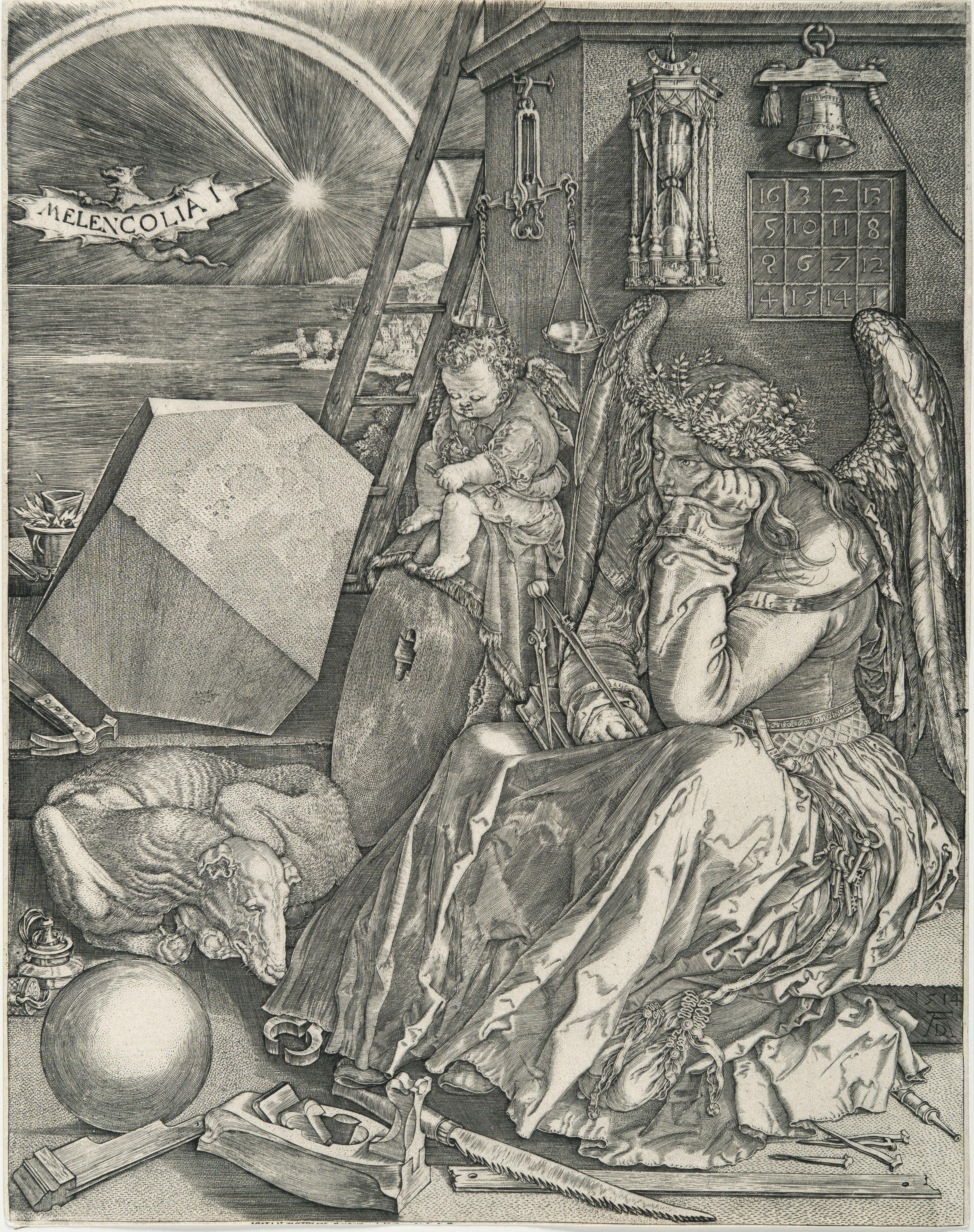 Hieronymus Wierix - Melencolia I.