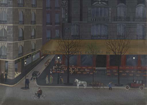 Hilaire Hiler - Cafe Brasserie du Dome